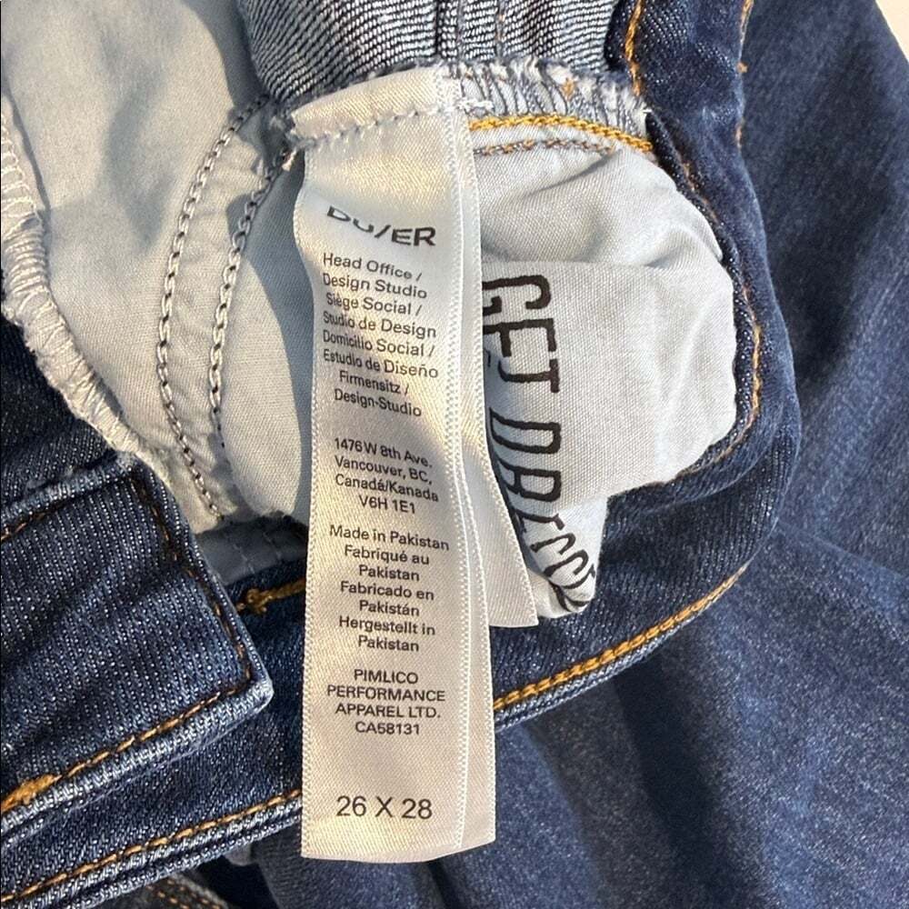 DU/ER Performance Denim Girlfriend - Heritage Blue Size 26 X 28 - Picture 8 of 10
